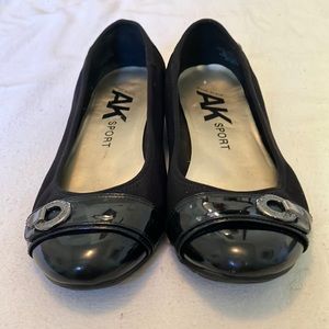 Anne Klein Sport ballet flats, black, 7.5